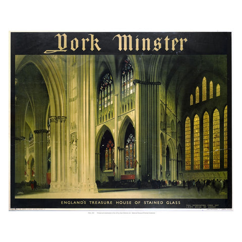 York Minster 24" x 32" Matte Mounted Print