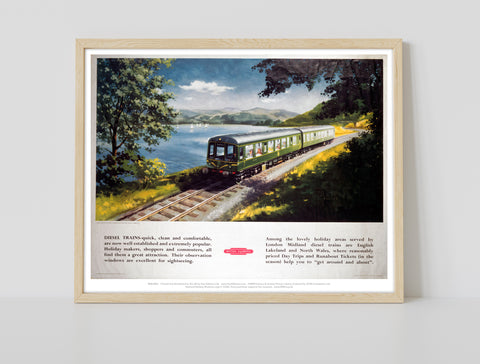 Diesel Trains, English Lakeland And North Wales Art Print