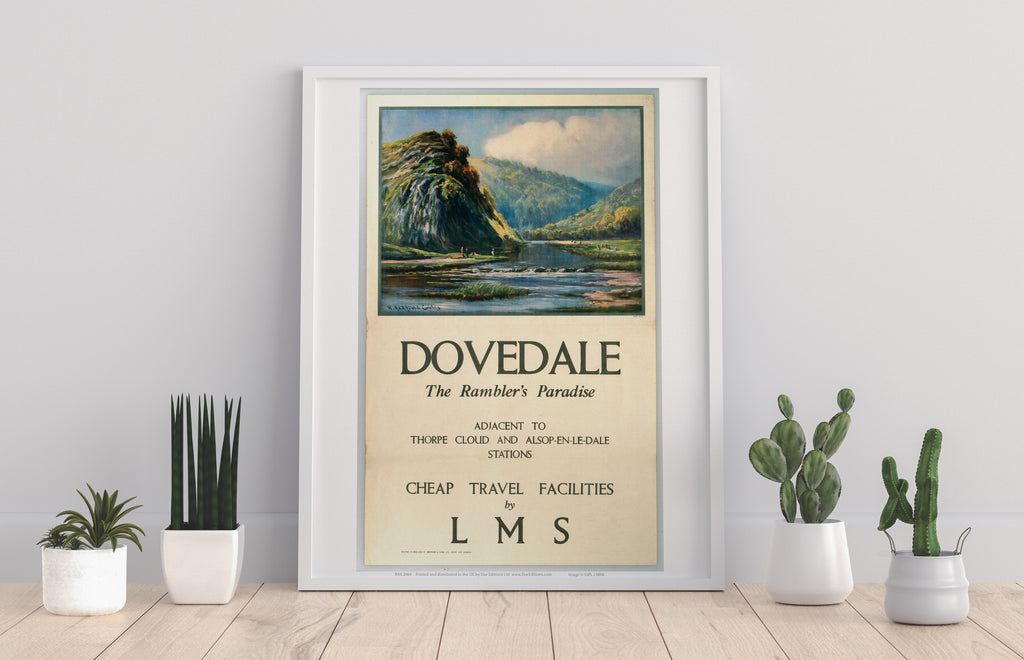 Dovedale - Thorpe Cloud And Alsop-En-Le-Dale Lms Art Print