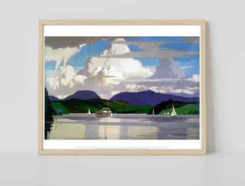 Lake Cruise - 11X14inch Premium Art Print