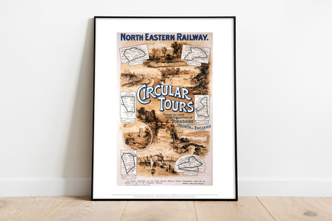 North Eastern Railway Circular Tours - Premium Art Print