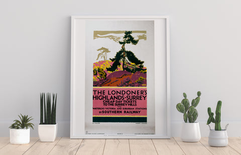 The Londoner's Highlands - Surrey - 11X14inch Premium Art Print