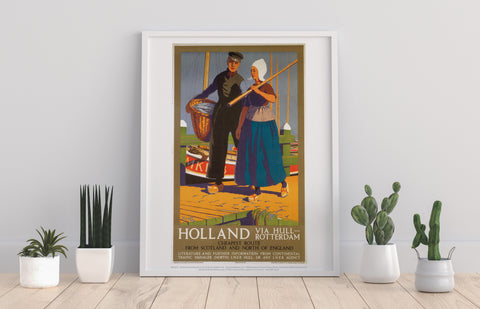 Holland Via Hull - Rotterdam - 11X14inch Premium Art Print