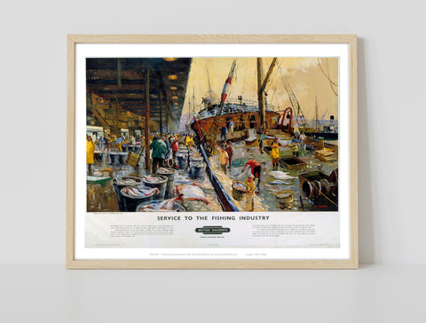 Service To The Fishing Industry - 11X14inch Premium Art Print