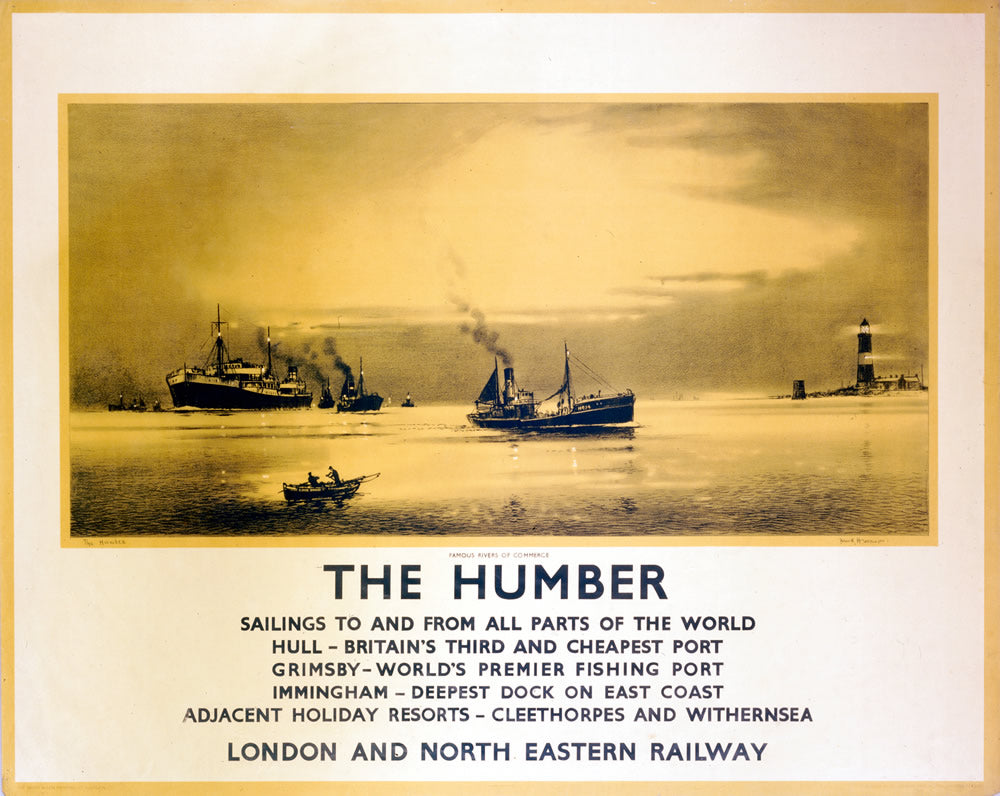 The Humber - Hull 24" x 32" Matte Mounted Print