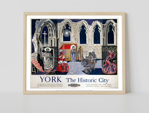 York, The Historic City - 11X14inch Premium Art Print