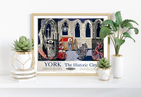 York, The Historic City - 11X14inch Premium Art Print