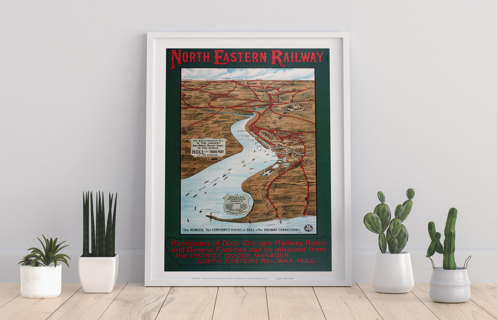 North Eastern Railway - Hull - 11X14inch Premium Art Print