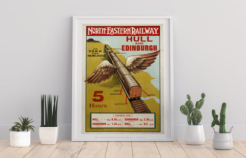 Hull And Edinburgh North Eastern Railway - 11X14inch Premium Art Print