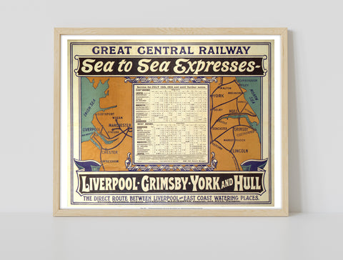 Sea To Sea Express  Art Print