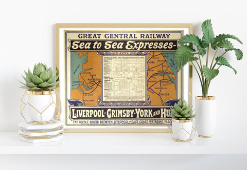 Sea To Sea Express  Art Print