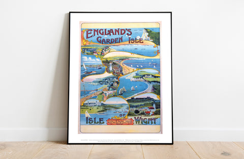 Isle Of Wight - England's Garden Isle - Premium Art Print