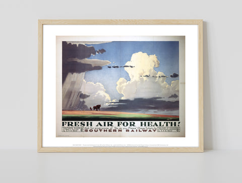 Fresh Air For Health - Southern Railway - Premium Art Print