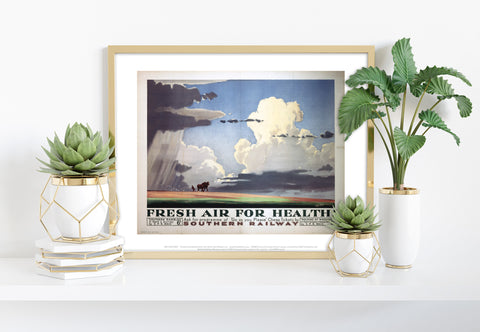Fresh Air For Health - Southern Railway - Premium Art Print