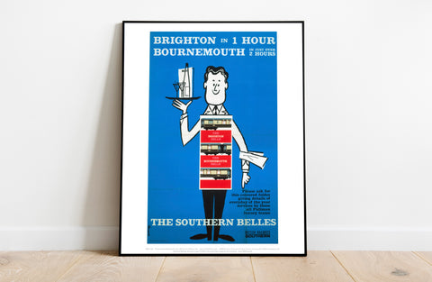 Southern Belles - Brighton And Bournemouth - Art Print