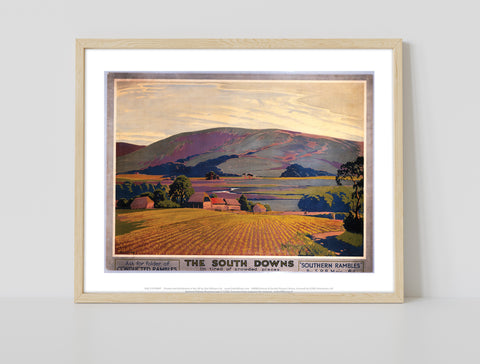 The South Downs - Southern Rambles - Premium Art Print