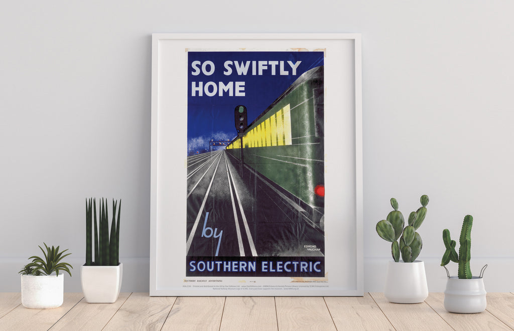 So Swiftly Home Southern Electric - 11X14inch Premium Art Print