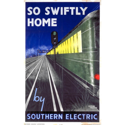 So Swiftly Home Southern Electric 24" x 32" Matte Mounted Print