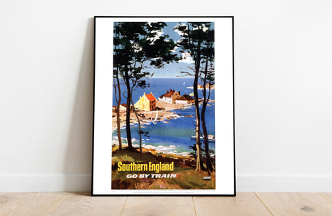 Southern England Go By Train - 11X14inch Premium Art Print