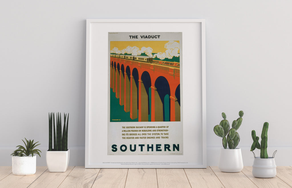 The Viaduct - Southern Railway - 11X14inch Premium Art Print