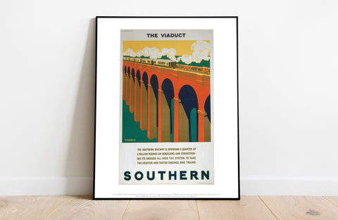 The Viaduct - Southern Railway - 11X14inch Premium Art Print