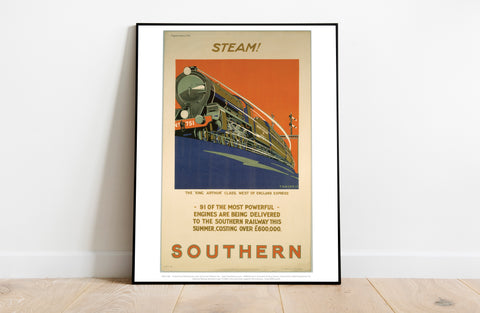 Steam! Southern Railway - 11X14inch Premium Art Print