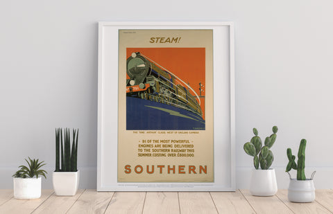 Steam! Southern Railway - 11X14inch Premium Art Print