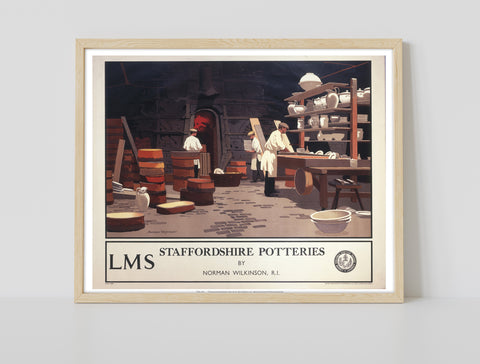 Staffordshire Potteries - 11X14inch Premium Art Print