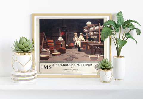 Staffordshire Potteries - 11X14inch Premium Art Print