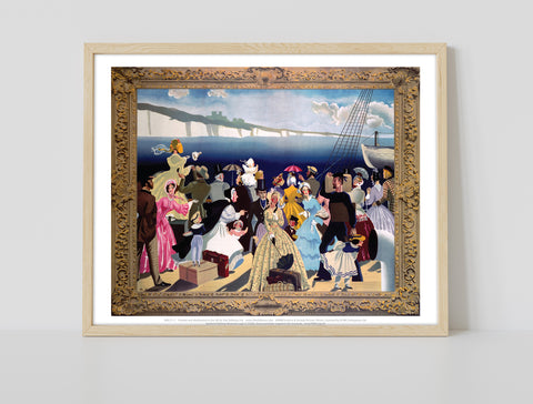 The White Cliffs Of Dover - 11X14inch Premium Art Print