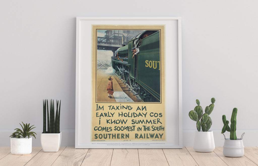 Summer Comes Soonest - Southern Railway Art Print