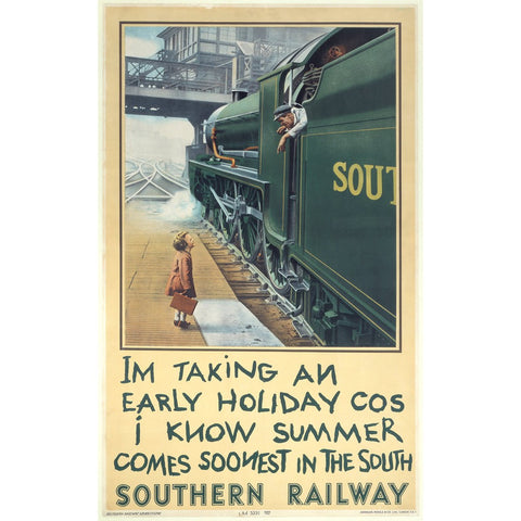 Southern Railway 24" x 32" Matte Mounted Print