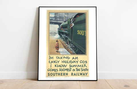 Summer Comes Soonest - Southern Railway Art Print