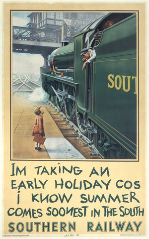 Southern Railway 24" x 32" Matte Mounted Print