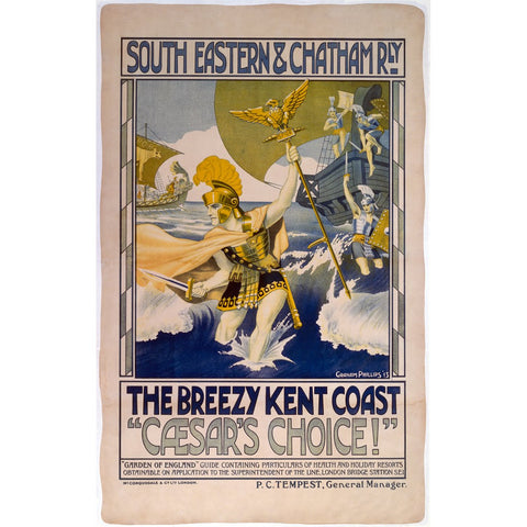 Kent Coast South Eastern and Chatham - Caeser's Choice 24" x 32" Matte Mounted Print