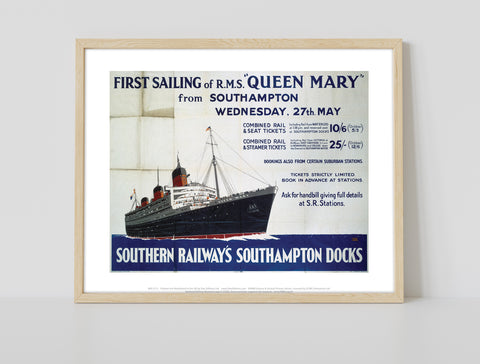 Southampton Southern Railway Queen Mary - Premium Art Print