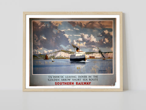 T.S. Invicta Dover Southern Railway - Premium Art Print