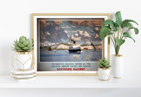 T.S. Invicta Dover Southern Railway - Premium Art Print
