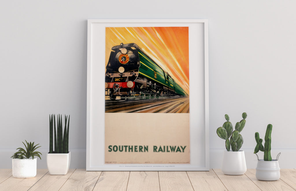 Southern Railway - Locomotive - 11X14inch Premium Art Print