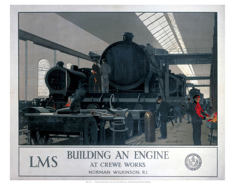 Building an Engine 24" x 32" Matte Mounted Print