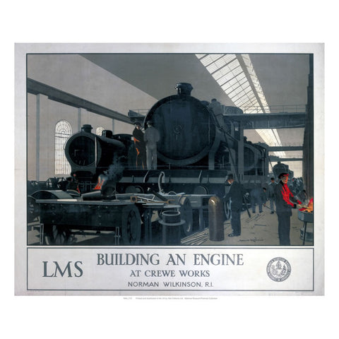 Building an Engine 24" x 32" Matte Mounted Print