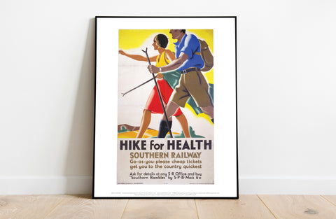 Hike For Health Southern Railway - 11X14inch Premium Art Print