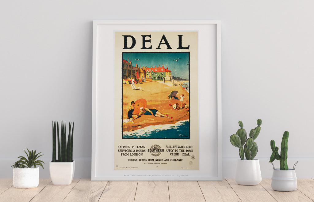 Deal By The Beach - 11X14inch Premium Art Print