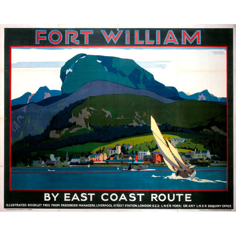 Fort William by East Coast 24" x 32" Matte Mounted Print