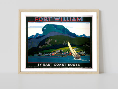 Fort William By East Coast Route - 11X14inch Premium Art Print
