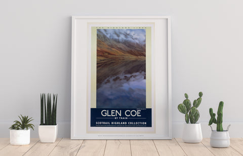 Glen Coe By Train Highland Lines - 11X14inch Premium Art Print