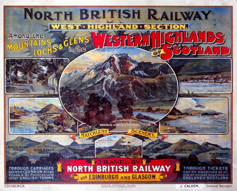 Western Highlands of Scotland 24" x 32" Matte Mounted Print