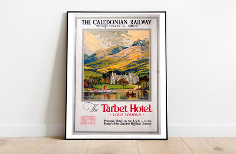 Caledonian Railway Tarbet Hotel - 11X14inch Premium Art Print