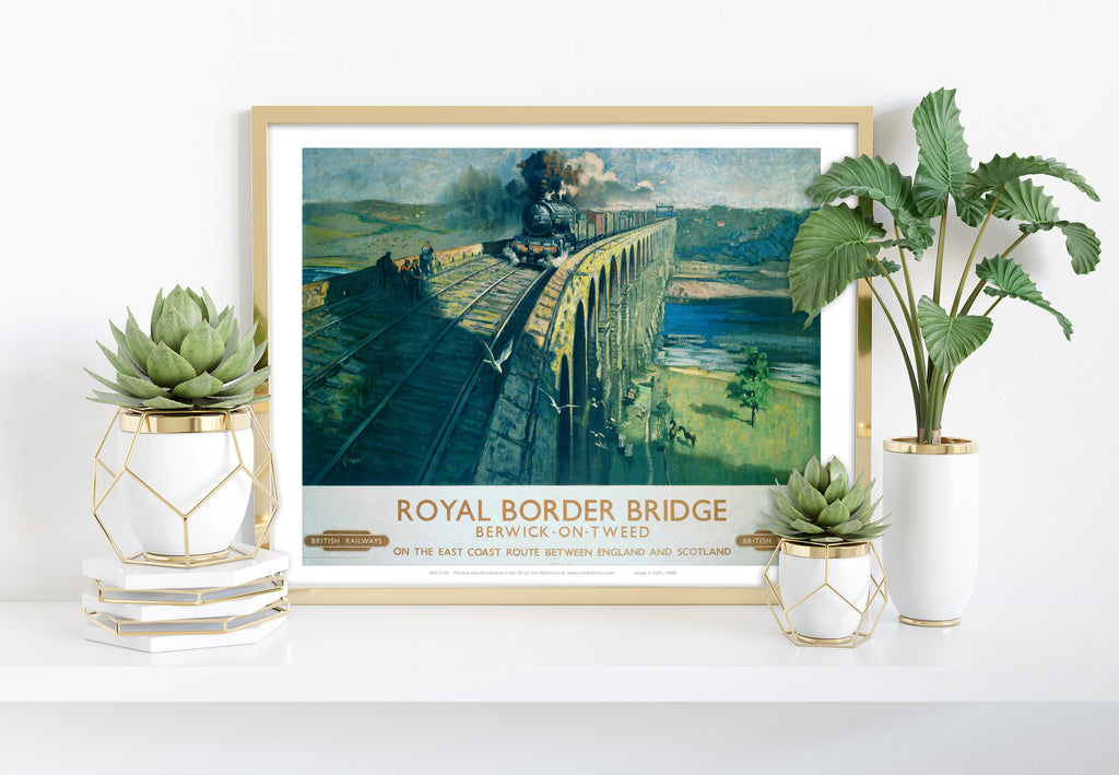 Royal Border Bridge Berwick On Tweed - Premium Art Print