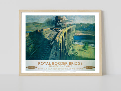 Royal Border Bridge Berwick On Tweed - Premium Art Print